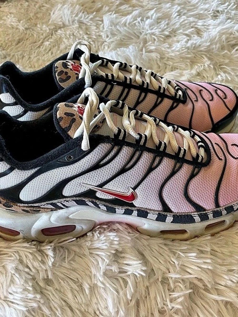Nike Air Max Plus "Animal Instinct" Pink & Black US 8 - Picture 5 of 8